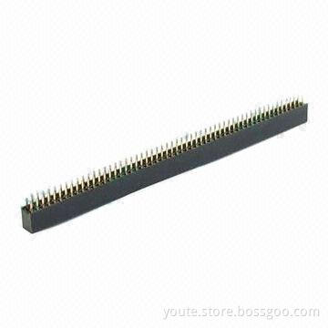 Female Pin Header Connector, Pitch 2.54, 180 Degree